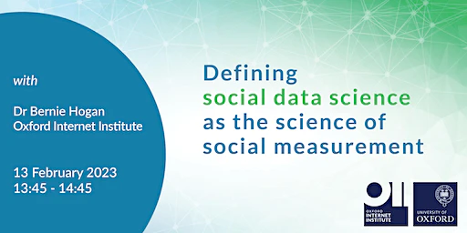 Defining social data science as the science of social measurement event