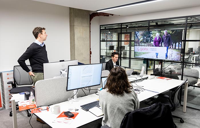 People in Office Space