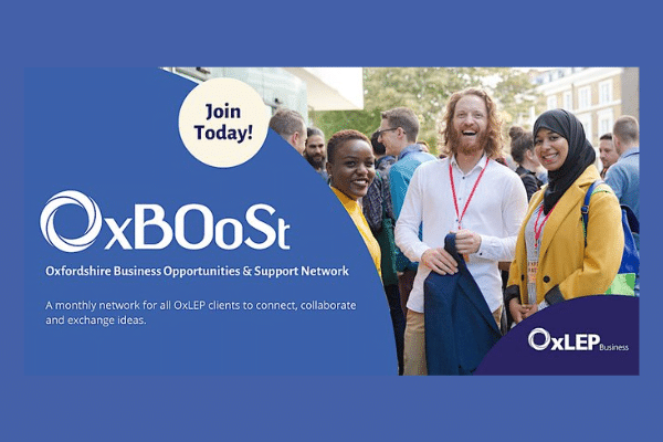 Oxboost Social networking poster