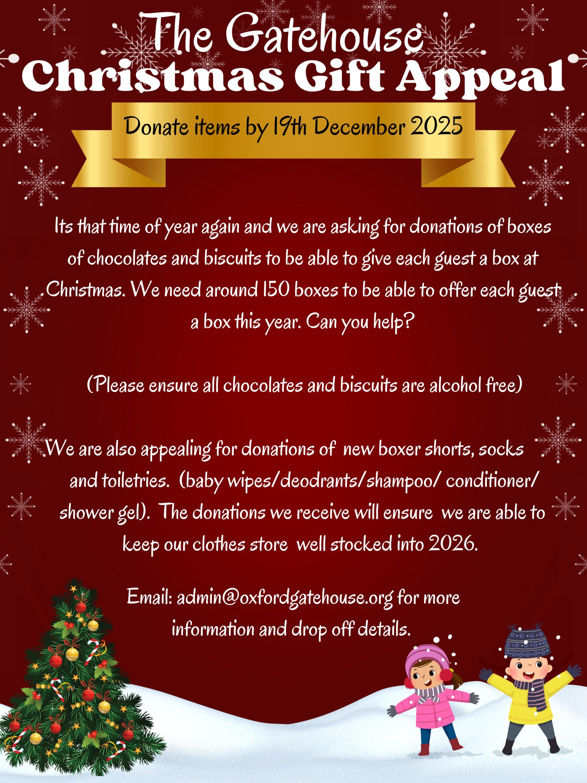 Gatehouse Christmas Poster 2025